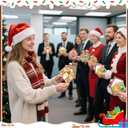 Capoda 6 Pcs Christmas Gift Card Holders  Gingerbread House Wooden Money Holder, Holiday Cash Envelopes, Gingerbread Gift Box Design for Xmas Party Decor & Stocking Stuffers