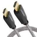 GE home electrical GE 4K HDMI Cable, 3 ft. HDMI 2.0 High Speed 18 Gbps with Ethernet, 4K 60Hz, 1440p 1080p 120Hz, HDR, for HDTV, Streaming, Blu-ray, Gaming, PS4 Pro PS5 Xbox, 34474