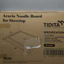 Acacia Stove Top Covers for Electric Stove 30x22 (Outer) / 28.9x20.8 (Inner) - Noodle Board Stove Cover - Wooden Stove Top Covers for Gas Burners - Oven Cover Decorative Tray (Acacia color)