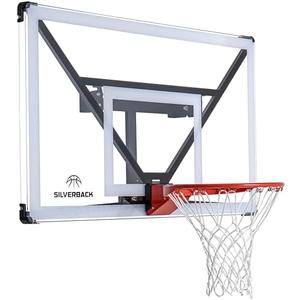 Silverback NXT 54" Wall Mounted Adjustable-Height and Fixed Basketball Hoop with QuickPlay Design