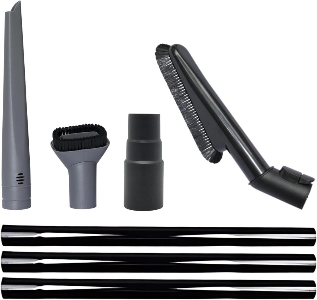 For Miele Vacuum Attachments Accessories plus 1-3/8'' Vacuum Extension Wands and Adapter Compatible with Miele C1 C2 C3 Vacuum Cleaners - Household Cleaning Attachment Kit