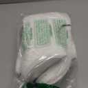 Toilet Rug U Shaped White 23x24 Machine Washable Non Slip Toilet Floor Mat Soft Plush Contour Rug for Bathroom Floor