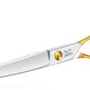 JASON 7.5" Dog Grooming Scissors Cats Trimming Shears Professional Pets Scissor Kit for Right Handed Groomers Gold Sharp Shear
