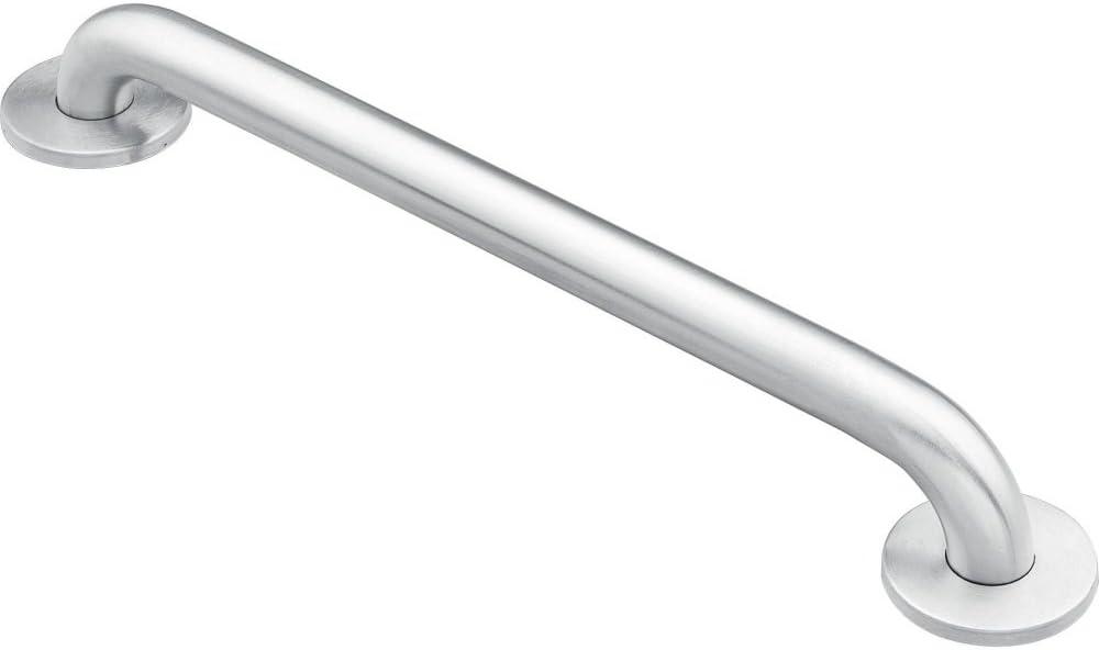 Moen Bathroom Safety 48-Inch Long Stainless Steel Shower Grab Bar with Concealed Screws for Handicapped or Elderly, 8748 (Silver)