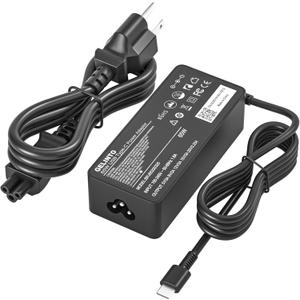 65W USB C Charger Fit for Lenovo Thinkpad/Yoga/Chromebook/Thinkbook and More USB Type C Power Adapter