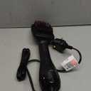 REVLON One-Step Hair Dryer and Styler, All-in-One Detangling and Straightener Brush for Salon-Quality Smooth, Straight Hair, More Shine and Less Frizz, Black (1 Count (Pack of 1))