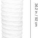 Uonlytech Paper Floor Lamp Shade, Simple Paper Lampshade Classic Japanese Light Bulb Cage Light Cover Accessories for Home Bedroom Floor Lamps, White