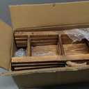 Wooden Storage Box Tea Bag Organizer Snack Organizer Flour Sugar Containers Modern Farmhouse Decor