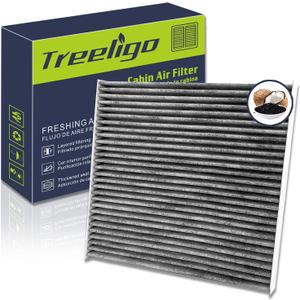 Treeligo CF10134 Cabin Air Filter, Replacement for Accord 2003-2022 Civic 2006-2015 CRV 2007-2016 Odyssey 2005-2017 Crosstour Passport Ridgeline Pilot MDX, w/Upgraded Coconut Shell Activated Carbon