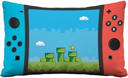 Undergo Throw Pillow Cover Gamer Video Games Controller - Decorative Game Pillow Cover 12 x 20 Inches - Gaming Room Throw Pillow Cases Decoration for Men Boyfriends