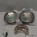 Golf Cart Rear Brake Drum/Hub and Brake Shoes Deluxe Repair Kit, Club Car Brake Kit for Club Car DS 1995-Up & Precedent 2004-Up Golf Cart