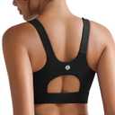 RUNNING GIRL High Impact Sports Bras for Women,Racerback Running Bra Workout Crop Tank Tops Longline Sports Bra Push up, XL