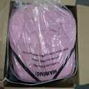 Leather Car Seat Covers,Car Seat Covers Full Set Pink,Automotive Seat Covers 5 Seats,Fit for Most Cars SUV and Most Sedans Hatchbacks Crossovers,Breathable Waterproof Full Wrapping Edge Seat Covers