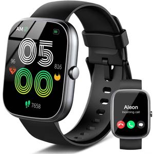 Smart Watch for Men Women (Answer/Make Calls), 1.91"HD Smartwatch Heart Rate/Sleep Monitor/Pedometer/Calories, 2026 New Fitness Watch with 113+ Sport Modes, IP68 Waterproof for Android iOS Black