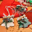 2 x Car Air Fresheners, Christmas Scented Hanging Ornaments, Winter Fir & Spice Gingerbread & Holiday Bonfire Scents Cards Air Freshener for Car, Home, Office, Holiday Dcor Gift  3 Pack