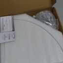 Corner Glass Shower Caddy 2 Pack 8MM-Thick Tempered Glass Shelf No Drilling Wall Mount Corner Mounted Shelves Space Saver Adhesive Bathroom Home Shelf Shampoo Holder Organizer Strong Adhesion