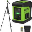 Self Leveling Laser Level with Tripod,DEGLASERS 100ft Green Cross Line laser lever,Lazer Leveler Tool for Picture Hanging Floor Tile Wall Home Renovation, Indoor Project, Battery Included