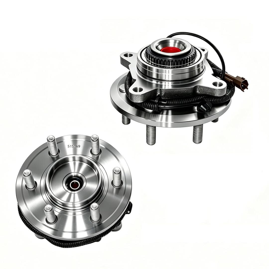515169 Front Wheel Hub Bearing Assembly, OE Replacement 4WD Compatible with 2015-2017 Ford F-150 2.7L 3.5L 5.0L, Excluding 6.2L Raptor