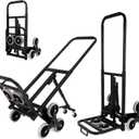 3-in-1 Stair Climbing Hand Truck Dolly, Max 550 lbs Heavy Duty Stair Climbing Cart with Telescoping Handle, Folding Stair Dolly for Home, Moving, Groceries, Warehouse
