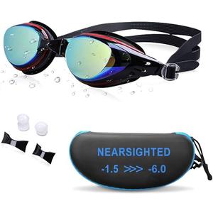 Nearsighted Swim Goggles, Shortsighted Swimming Goggles -5.5