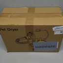 Dog-Hair-Dryer, 5.2HP/ 3800W High Velocity Pet Blow Dryer with Heater for Grooming, Speed Temperature Adjustable Dog Blower Grooming Dryer with 4 Nozzles