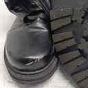 Adult Men Knight Boots Leather Warrior Cosplay Costume Pirate Shoes Knee High Footwear Halloween Costume, (11.5-Male, Black)