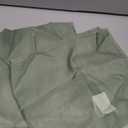 OWENIE Sheer Curtains Sage Green, 45" Long, Light Filtering for Small Window, 2 Panels, Cafe Style