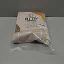 BTTN Extra Long Shower Curtain - 72x84 Inch Long Boho Linen Thick Fabric Shower Curtain Set with Plastic Hooks, Tall Farmhouse French Country Chic Macrame Cloth Shower Curtains for Bathroom, Tan/Taupe