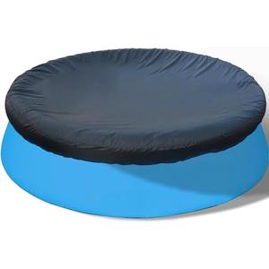 SAFANA 6ft Inflatable Pool Covers for Above Ground Pools [ Cover Diameter: 6ft ] Round Pool Cover for Inflatable Easy Set Pool with Elastic Band, Swimming Pool Windproof Dustproof