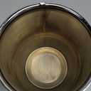 4 Push Through Chrome Wheel Center Caps for Trailer Wheel Rims 3.25" Center Bore