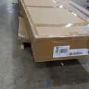 ROYMELO 48x96 Inch White Sliding Barn Door Slab with 8ft Hardware Kit Included, 5-Panel, MDF Wood Panel Covered with Water-Proof Scratch-Proof PVC Surface, Simple DIY Assembly