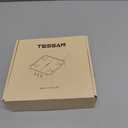 TESSAN Surge Protector Flat Extension Cord 5Ft, Flat Plug Power Strip with 4 Outlets 3 USB Ports (1 USB C), 900 Joules Protection, Multiple Wall Outlet Extender Suitable for Home Office Dorm, Grey