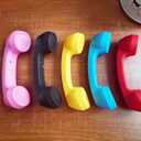 Retro Phone Handset with Wireless Bluetooth and USB Handsets for Cell Phones Radiation-Proof Comfortable Call (White)