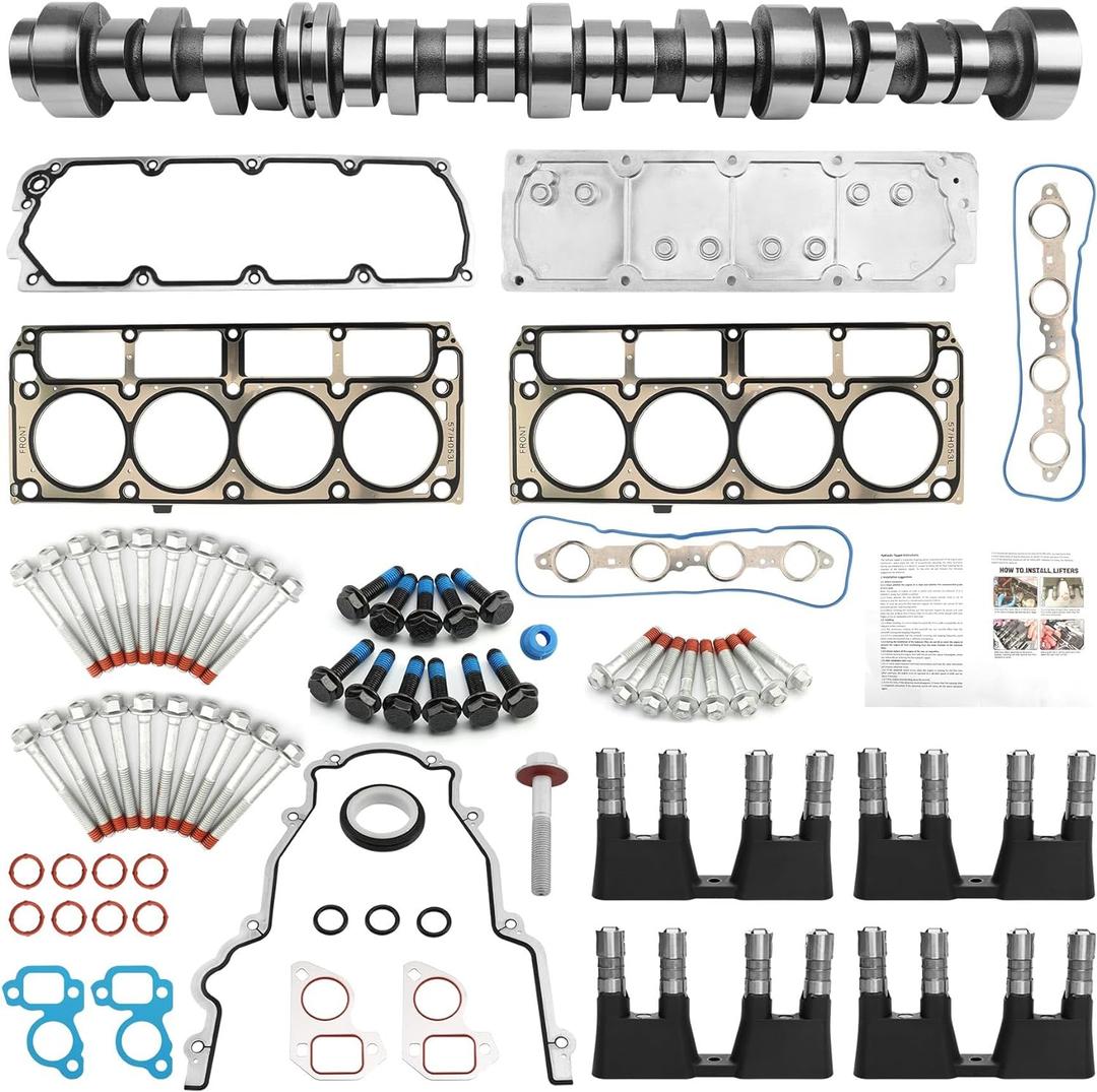 DOD/AFM Disabled Kit With Camshaft Lifters Compatible with 2007-2013 Chevrolet Avalanche Silverado Tahoe, GMC Yukon Sierra 5.3L Truck/SUV Engines