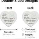 3 x Friendship Gifts for Women, Best Friend, Funny, Work Besties, Sister, Friend Ornaments for Women, Ceramic Christmas Ornaments (Friendship)