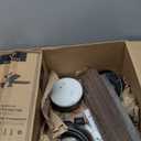 Ceiling Fan with Light Remote: 36 Inch Small Ceiling Fans for Kids Bedroom Dorm Room Small Room- Reversible Quiet DC Motor Dimmable Light with 6 Speeds(Bronze+ Walnut)