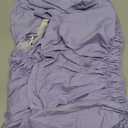 Wrap Around Dust Ruffle Bed Skirt - Lavender - Twin/Twin XL Size Beds with 12 Inch Drop - Easy Fit Elastic Strap - Adjustable Pleated Bedskirt w/Brushed Fabric Wrinkle Free - Women, Men, Kids & Teens