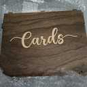 Cregugua Large Card Box 12"x 9"x 9" Rustic Wooden Card box Gifts Card Box for Wedding Birthday Baby Shower Graduation Party