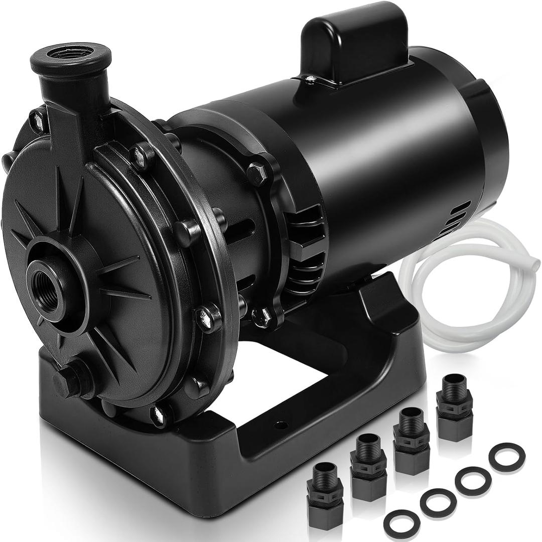 PB4-60 Booster Pump, 3/4 HP Pool Cleaner Booster Pump Replacement for Polaris PB4-60, Compatible with Polaris 180 280 380 480 Pool Cleaners, 115V/230V Dual Voltage, 60Hz