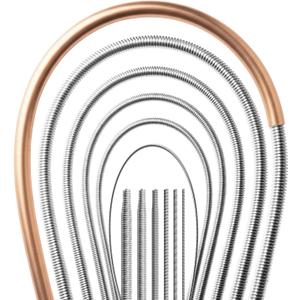 6-in-1 Copper Tube Bender, 1/4", 5/16", 3/8", 1/2", 5/8" and 3/4" Copper Pipe Bender, Bend Copper Pipe to Any Angle Manual Kink-Free Bending Tool for Plumbing, HVAC & DIY (Extra Large)