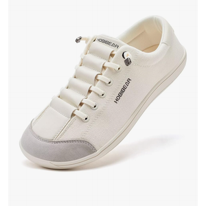 HOBIBEAR Barefoot Minimalist Shoes Women's Men's | Zero Drop | Wide Width Canvas Slip-on Shoes (39/8)