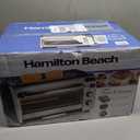 Hamilton Beach 2-in-1 Countertop Toaster Oven and Long Slot 2 Slice Toaster, 60 Minute Timer and Automatic Shut Off, Shade Selector, Stainless Steel (31156)