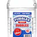 Little Kids Bubbles by Fubbles | Made in The USA | 64oz Non Toxic Bubble Solution | Refill Solution for Bubble Machines and Bubble Toys