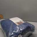 nuLOOM 6' Round Cozy Plush SuperiorWash Area Rug, Machine Washable, Non-Slip, Soft Fluffy Shag Carpet for Living Room Bedroom Kids Room Nursery Home Decor, Loni Navy