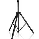 Pyle Universal Speaker Tripod Stand Mount - 6' Sound Equipment Holder Height Adjustable Up to 70 Inches For Speakers w/ 35mm Compatible Insert Perfect for Home, On Stage or In Studio Use