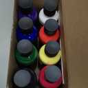 Nicpro 8 Colors Permanent Fabric Paint (4 oz, 120 ml) Soft Fabric Paint for Clothes, Non-Toxic Textile Paint for Fabric DIY Crafts, T-shirts, Shoes Jeans Bags Canvas for Adult with Color Wheel