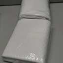 Yoofoss Waterproof Crib Mattress Protector 2 Pack, Quilted Crib Mattress Pad Cover Ultra Soft and Breathable, Machine Washable Toddler Mattress Protector for Standard Baby Crib Size 52''x28'' (White)