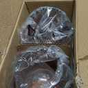 DECORKEY Set of 2 Battery Operated Lamp LED Table Lantern, Brown Metal Cage Cordless Lamps with LED BulbVintage Decorative Outdoor Lantern for Weddings, Parties, Patio, Events for Indoors Shelf Decor