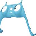 eXtremeRate Heaven Blue Decorative Trim Shell Compatible with p s 5 Controller, DIY Replacement Clip Shell, Custom Plates Cover Compatible with p s 5 Controller with Accent Rings