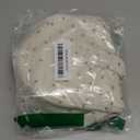 PAZIMIIK Quilted Makeup Bag Large Travel Zipper Soft Cosmetic Case for Women Girls Make Up,Gauze Heart Coffee (1 PCS Bag)